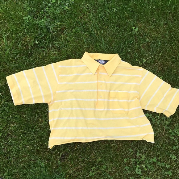 Tops - Crop polo shirt